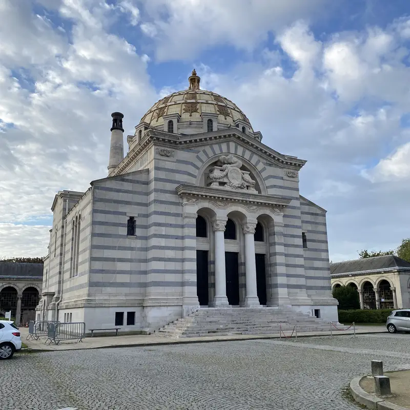 krematorium Das Krematorium auf dem Friedhof Père Lachaise